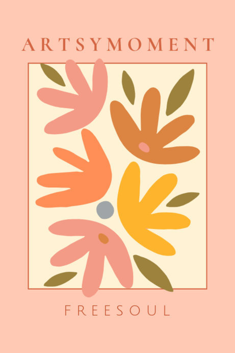 Placeit - Matisse-Inspired Poster Maker Featuring Illustrated Abstract ...