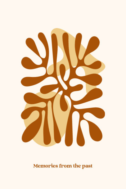 Matisse-Inspired Art Print Design Creator with a Minimal Style and Abstract Shapes