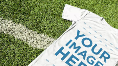 Custom Soccer Jerseys - Jersey Lying on the Field Grass