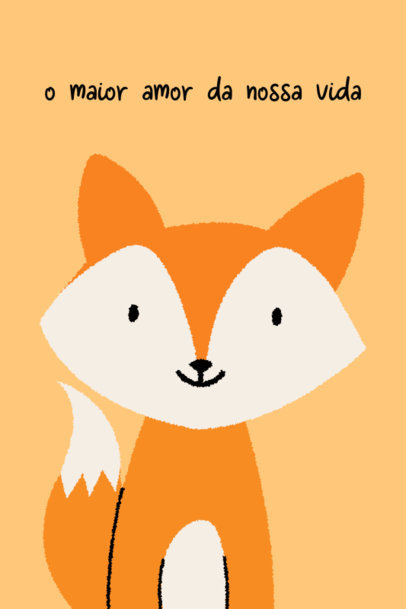 Poster Maker Featuring an Illustrated Fox and a Quote