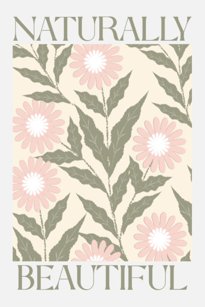 Poster Design Generator with Floral Illustrations and Unique Fonts