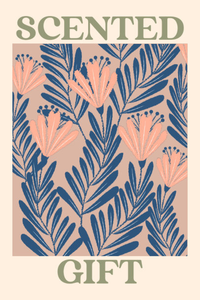 Poster Design Maker Featuring Flower Illustrations and a Vintage Style