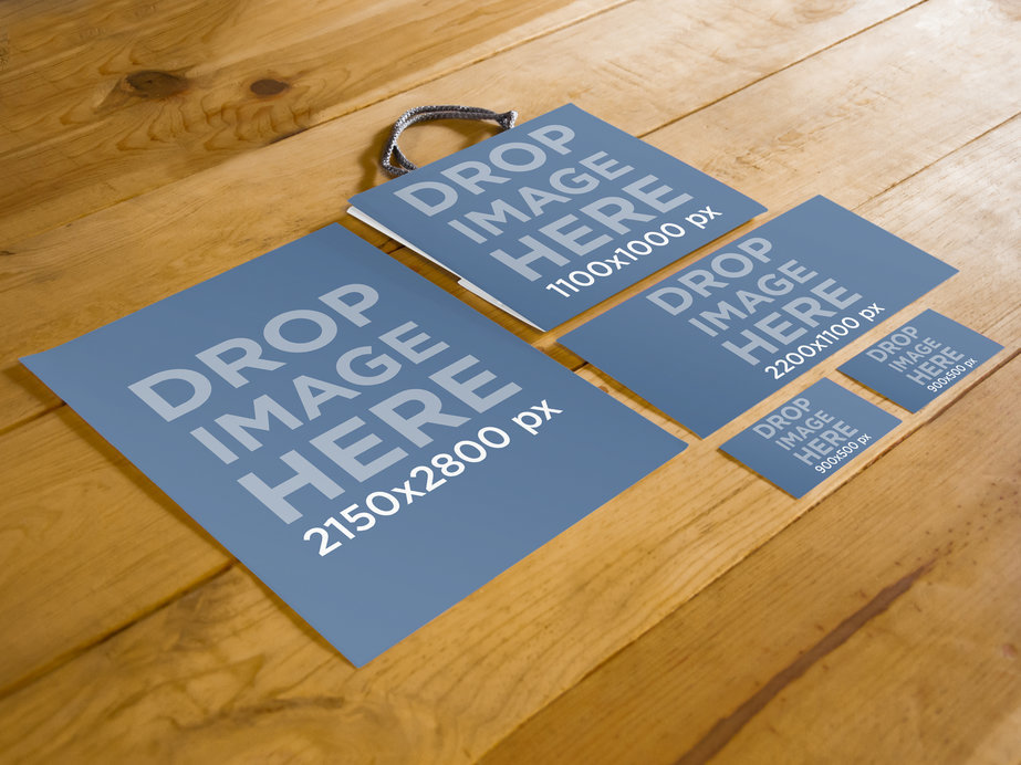 Corporate Identity | Business Card Mockup, Flyer Mockup, Bag Mockup