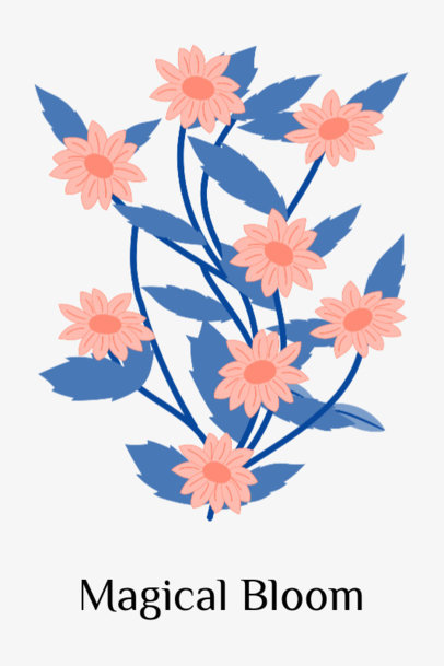 Floral Poster Design Generator With a Reference of Matisse's Art