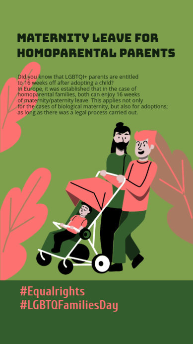 Instagram Story Creator with Advice for Homoparental Families