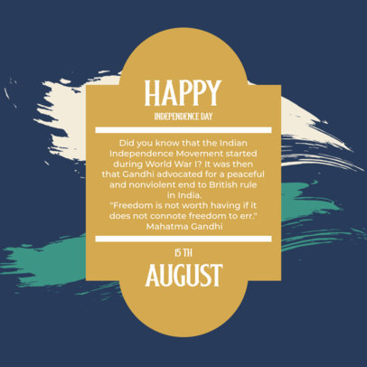 Instagram Post Creator With a Fact About an Indian Holiday 5290f-el1