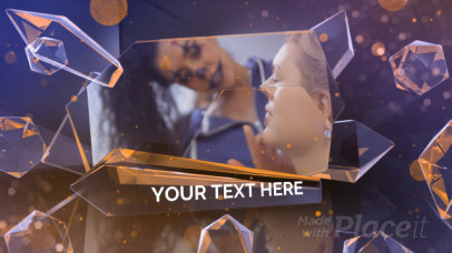 Slideshow Video Maker Featuring Cool Crystal Transitions 3449-el1