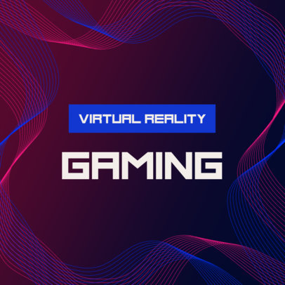 Instagram Post Creator for a Virtual Reality Gaming Carousel Cover