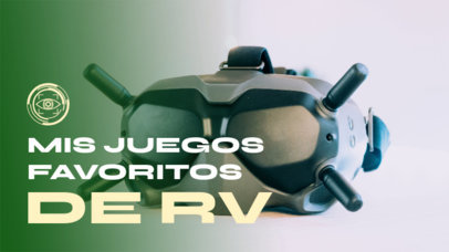 YouTube Thumbnail Creator with a Virtual Reality Headset Background Picture 4712f