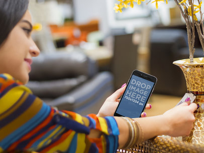 A Girl Shop for Interior Decorations | iPhone 6 Mockup