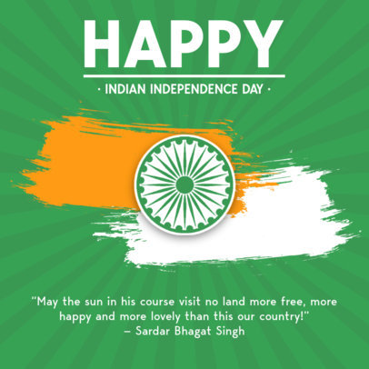 Instagram Story Generator Featuring Info About India's Independence Day 5294e-el1