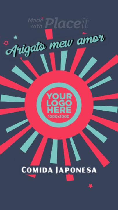 Instagram Story Video Maker for a Japanese Food Truck Promo 5223