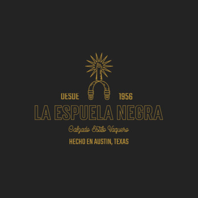 Logo Maker for a Western Footwear Store