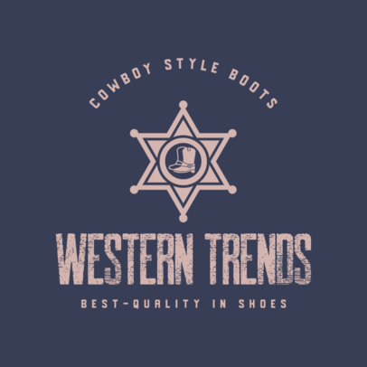Western Logo Creator for a Country Footwear Shop