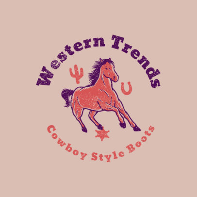 Logo Creator for a Western-Themed Footwear Brand 