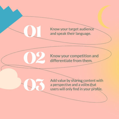 Marketing-Themed Instagram Post Design Generator Featuring Gradient Backgrounds 5308 el1