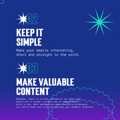 Carousel Instagram Post Maker With Email Marketing Recommendations