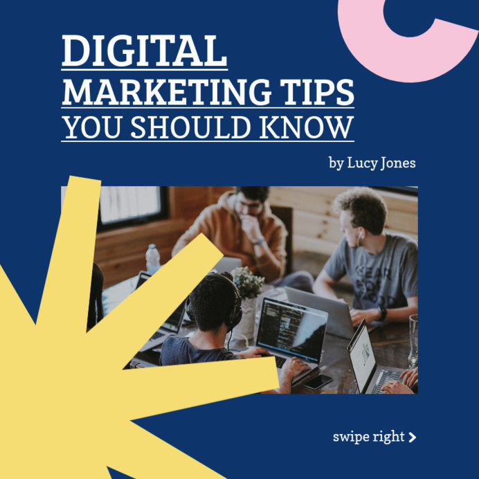 Placeit - Informative-Themed Instagram Post Maker for a Marketing Carousel