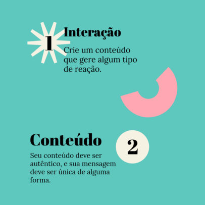 Instagram Post Creator Featuring Tips for a Followers Strategy