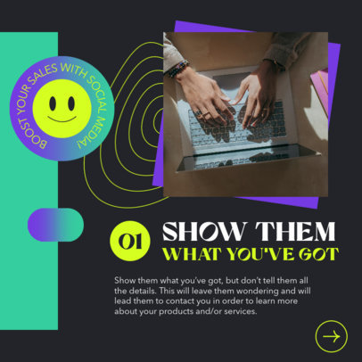 Instagram Post Creator with Social Media Content Tips for Marketers