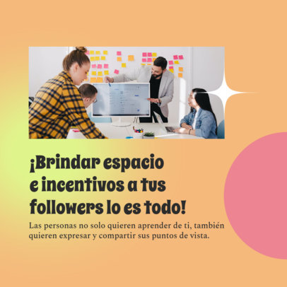 Instagram Post Maker for a Carousel with Social Media Marketing Tips