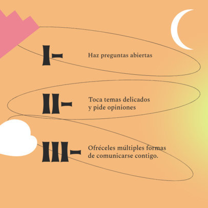 Instagram Post Creator for a Carousel with Social Media Marketing Tips 5308e-el1