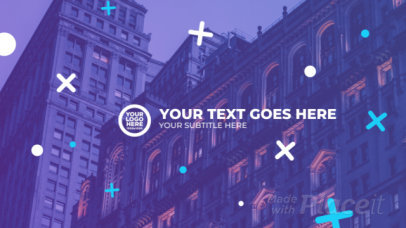 Intro Video Creator Colorful Shape-Animated Graphics