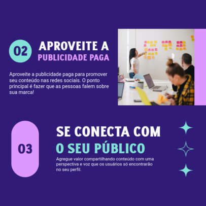 Instagram Post Maker with Useful Digital Marketing Tips