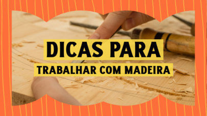 YouTube Thumbnail Generator for a Wood Workshop Vlog