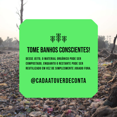 Instagram Post Generator About Environmental Awareness