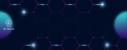 Twitch Banner Template for a Gaming Channel with Neon Graphics