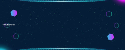 Twitch Banner Creator Featuring a Virtual Reality-Inspired Background