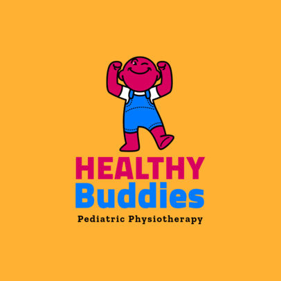 Healthcare Logo Maker for a Pediatric Physiotherapy Center