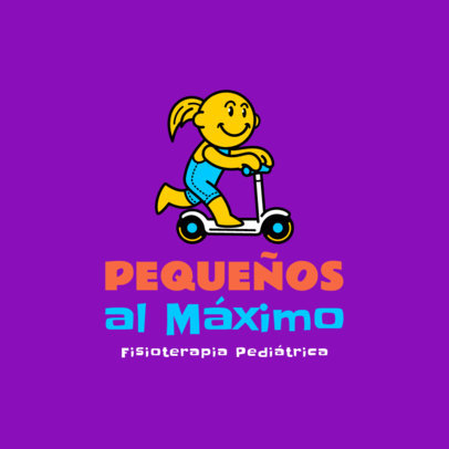 Pediatric Logo Maker for a Children's Physiotherapy Clinic