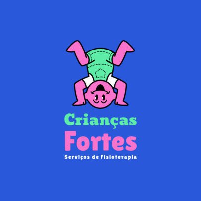 Children Logo Creator for a Physiotherapy Center