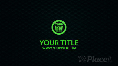 Neon Intro Video Generator Featuring a Glitch Effect Animation