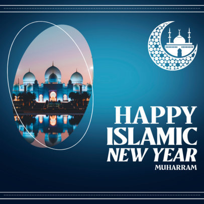 Instagram Post Template for Islamic New Year