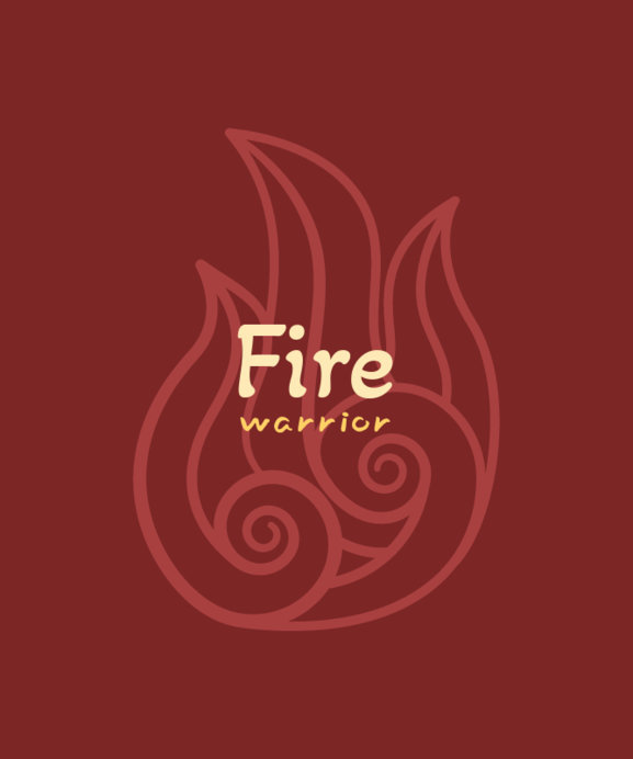 Placeit - T-Shirt Design Creator With a Fire Layout Inspired by The ...