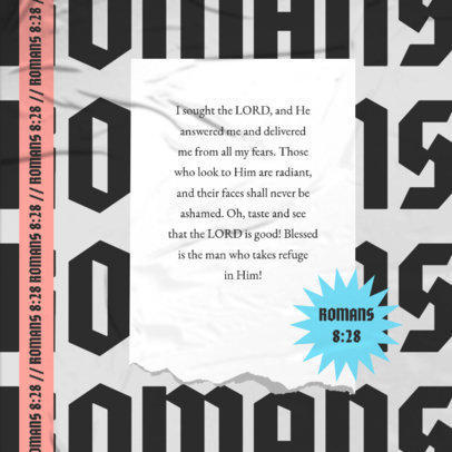 Instagram Post Generator Featuring Christian Quotes with Modern Layouts