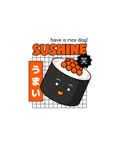 Tote Bag Design Maker Featuring Kawaii Food Characters