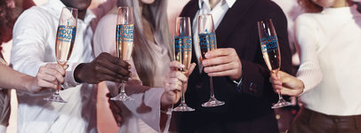 Mockup Featuring a Group of People Holding Wine Glasses m25958 r-el2