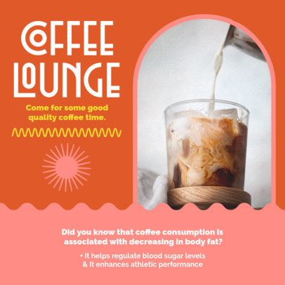 Informative Instagram Post Maker Featuring Colorful Graphics and a Picture