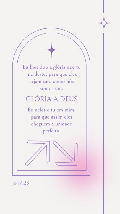 Instagram Story Creator Featuring a Christian-Themed Quote