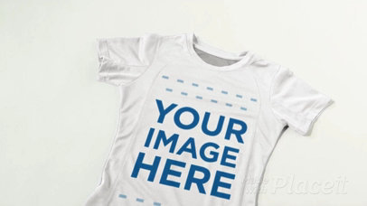 Volleyball Jersey Generator - Jersey Lying on a White Surface Video