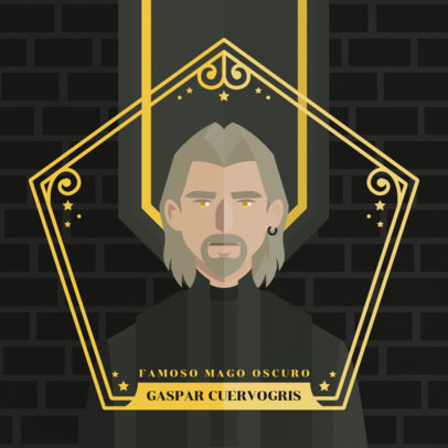 Avatar Generator Featuring a Male Character Inspired by Harry Potter 5254e