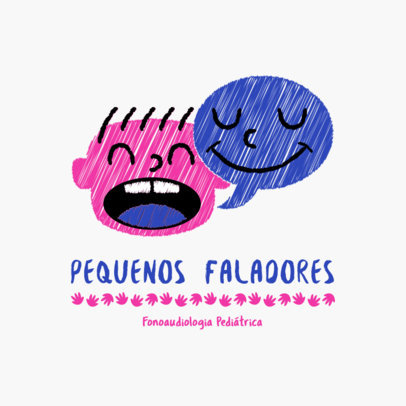 Logo Creator for a Kids Language Therapy Center