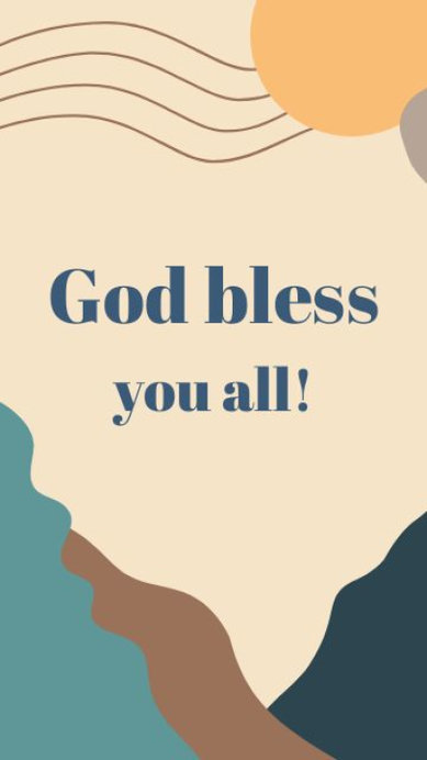 Instagram Story Video Generator Featuring Abstract Illustrations and a Christian Message