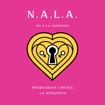 Online Logo Maker for a Collective Against Domestic Violence