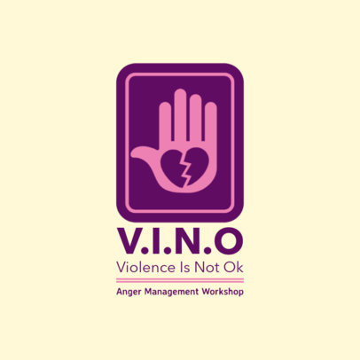Anti-Domestic Violence Logo Maker for an Awareness Workshop