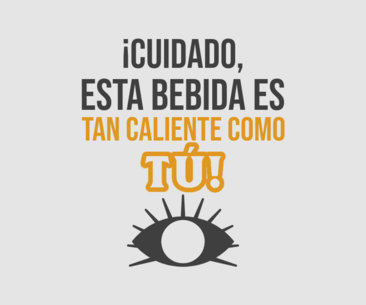 Fun Paper Cup Design Template Featuring a Quote and an Eye Clipart 